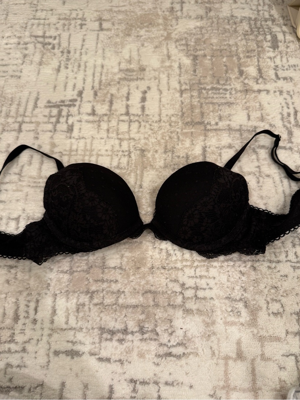 Victoria's Secret Black Lace Demi Bra